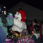 Bonhomme Carnaval au Patinage aux flambeaux